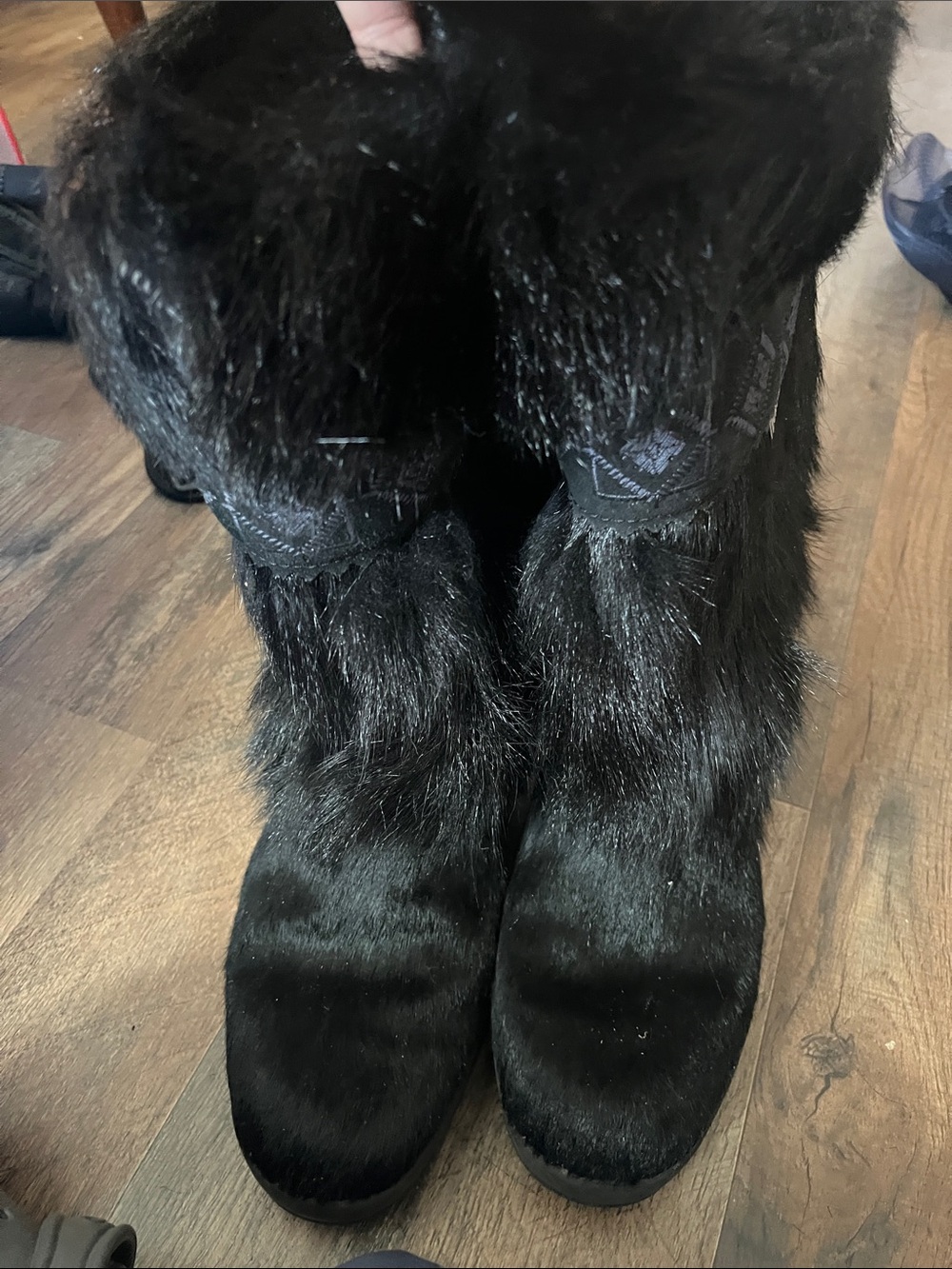 Tecnica fur Black Slip-On Boot size 10